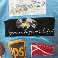 Happy on Wheels listed as a sponsor on the back of the official T-shirt for Marine Science and Adaptive Scuba Camp for Kids with Disabilities,8-19.