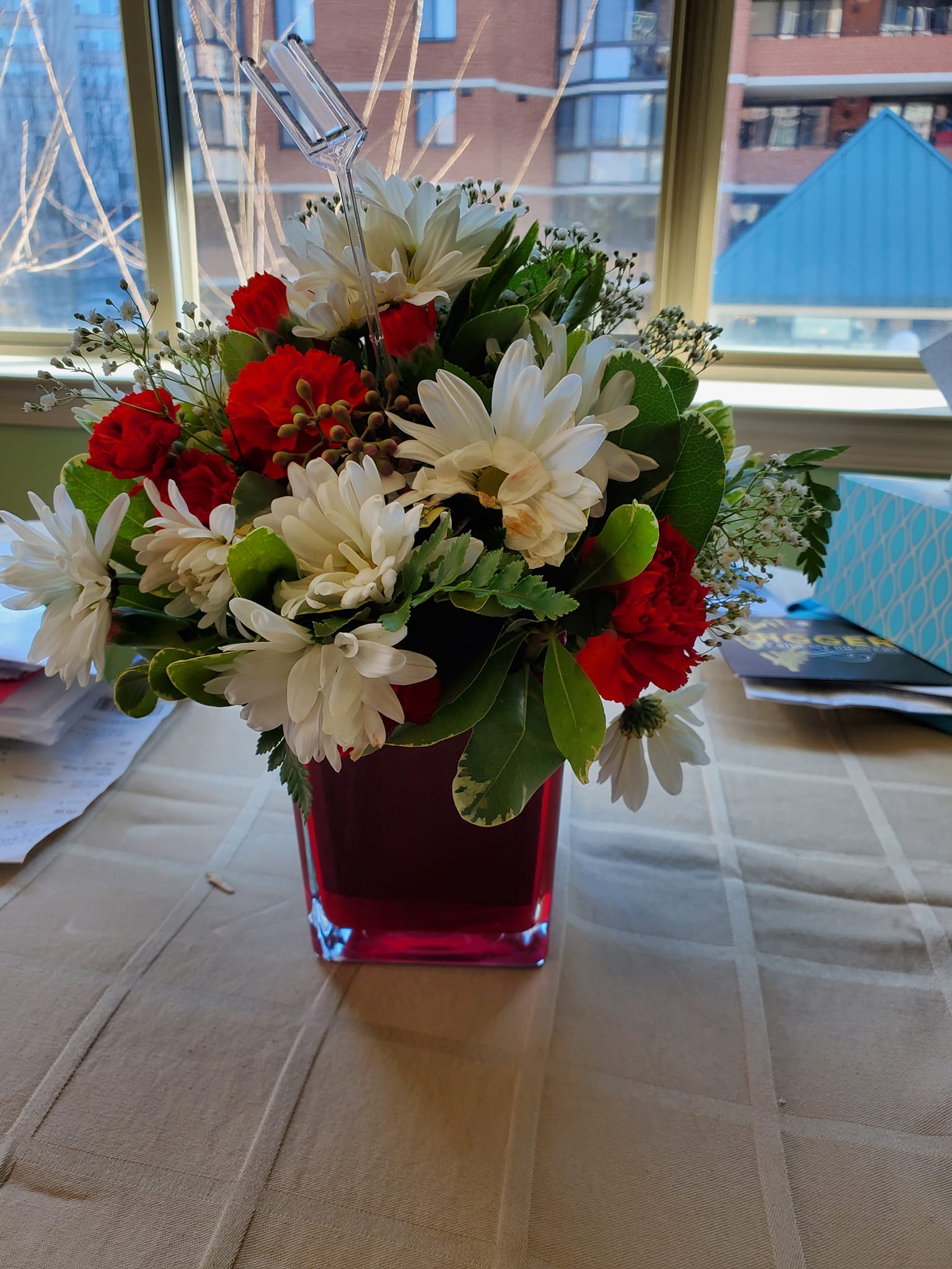 Fabulous flowers for Valentine’s Day from Tony, 2-22.