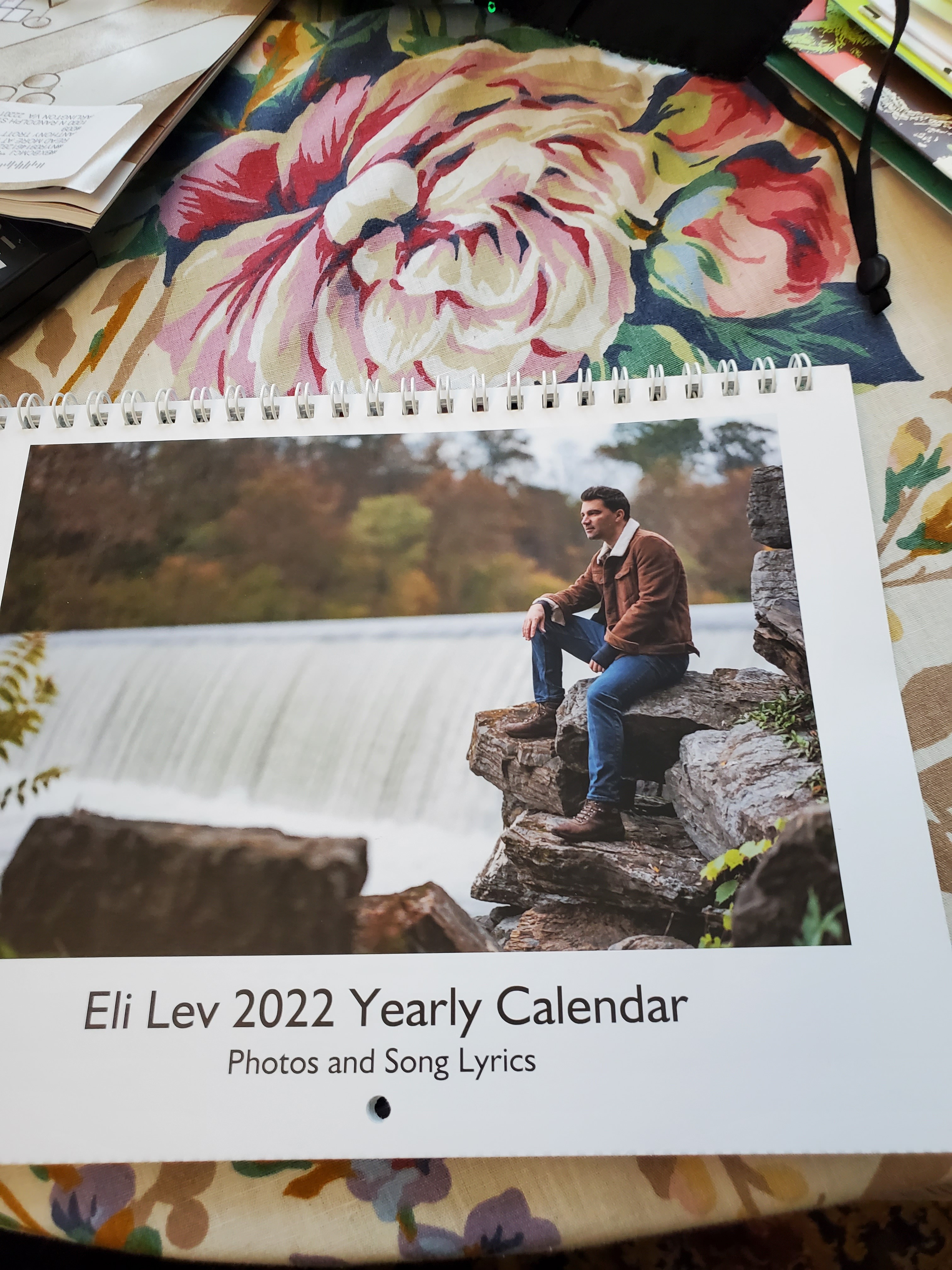 Starting off the year with a calendar from our friend and singer- songwriter, Eli Lev., 1-22.