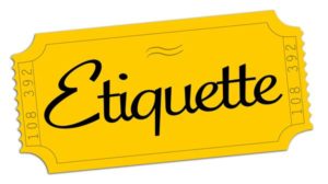 The word etiquette