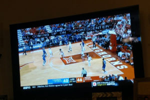 College basketball on TV