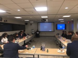 Sheri speaking to Rockefeller College of Public Policy & Affairs Students attending the “Spring Break in Washington” program