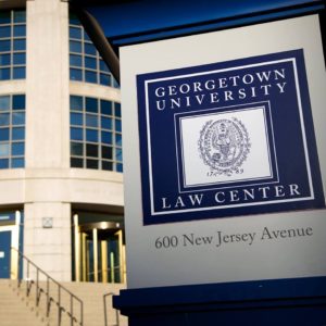 Georgetown University Law Center logo