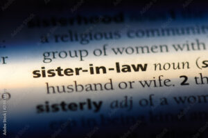 Picture of the dictionary entry of sister-in-law