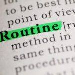 Dictionary entry for "routine"