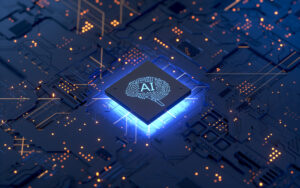Graphic representation of Artificial Intelligence (AI).